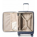 Чемодан 100% полипропилен "Verage" Tenby-Monti темно-синий M+ (79/97л)