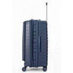 Чемодан 100% полипропилен "Verage" Tenby-Monti темно-синий M+ (79/97л)