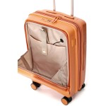 Чемодан 100% полипропилен "Verage" Tenby-Monti апельсин, ручная кладь S+ (39/48л)