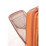 Чемодан 100% полипропилен "Verage" Tenby-Monti апельсин, ручная кладь S+ (39/48л)
