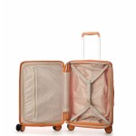 Чемодан 100% полипропилен "Verage" Tenby-Monti апельсин, ручная кладь S+ (39/48л)