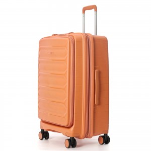 Чемодан 100% полипропилен "Verage" Tenby-Monti апельсин M+ (79/97л)
