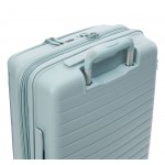 Чемодан 100% полипропилен "Verage" Tenby-Monti светло-голубой, ручная кладь S+ (39/48л)
