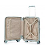 Чемодан 100% полипропилен "Verage" Tenby-Monti светло-голубой, ручная кладь S+ (39/48л)