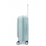 Чемодан 100% полипропилен "Verage" Tenby-Monti светло-голубой, ручная кладь S+ (39/48л)