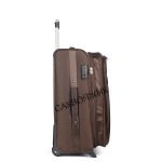 Чемодан полиэстер 1200 ден. 4ROADS®️ кофейный ручная кладь S (37/42л)