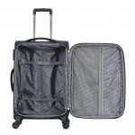 Чемодан 100% нейлон 4ROADS®️ темно-синий, средний M (67/77л)