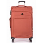 Чемодан 100% нейлон 4ROADS®️ оранжевый, большой L (98/112л)