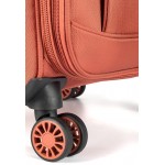 Чемодан 100% нейлон 4ROADS®️ оранжевый, большой L (98/112л)
