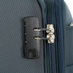 Чемодан 100% нейлон 4ROADS®️ петролеум, средний M (67/77л)