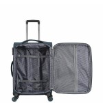 Чемодан 100% нейлон 4ROADS®️ петролеум, ручная кладь S (38л)