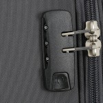Чемодан 100% нейлон 4ROADS®️ темно-серый, средний M (67/77л)
