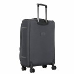 Чемодан 100% нейлон 4ROADS®️ темно-серый, средний M (67/77л)