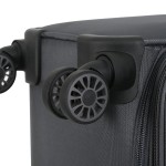 Чемодан 100% нейлон 4ROADS®️ темно-серый, средний M (67/77л)