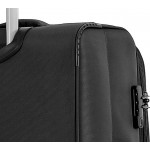 Чемодан 100% нейлон 4ROADS®️ черный, ручная кладь (39/45л)