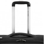 Чемодан 100% нейлон 4ROADS®️ черный, большой (98/112л)