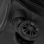 Чемодан 100% нейлон 4ROADS®️ черный, средний (67/77л)
