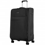 Чемодан 100% нейлон 4ROADS®️ черный, большой (98/112л)