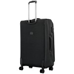 Чемодан 100% нейлон 4ROADS®️ черный, большой (98/112л)