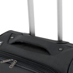 Чемодан 100% нейлон 4ROADS®️ черный, ручная кладь (39/45л)