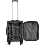 Чемодан 100% нейлон 4ROADS®️ черный, ручная кладь (39/45л)