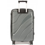 Распродажа. Не доставляется. Чемодан 100% полипропилен 4ROADS®️ серый, большой L (99л)