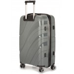 Распродажа. Не доставляется. Чемодан 100% полипропилен 4ROADS®️ серый, большой L (99л)