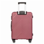 Чемодан 100% ABS пластик "Gianni Conti" VALENCIA, бордовый, средний M (68/82л)