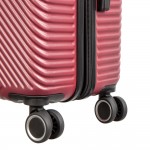 Чемодан 100% ABS пластик "Gianni Conti" VALENCIA, бордовый, средний M (68/82л)