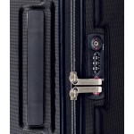 Чемодан 100% поликарбонат Makrolon® "HARDWARE" PROFILE PLUS Volume, черный зернистый, средний M (76л)