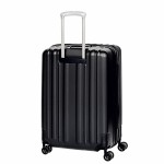 Чемодан 100% поликарбонат Makrolon® "HARDWARE" PROFILE PLUS Volume, черный зернистый, средний M (76л)