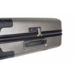 Чемодан 100% поликарбонат Makrolon® "HARDWARE" PROFILE PLUS Volume, матовый металлик, средний M (76л)