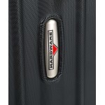 Чемодан 100% поликарбонат Makrolon® "HARDWARE" PROFILE PLUS Volume, черный зернистый, средний M (76л)