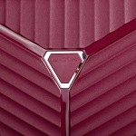 Чемодан 100% полипропилен L`case®️ Seoul, бордовый, средний M (75л)