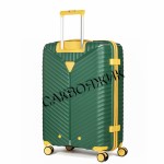 Чемодан 100% полипропилен L`case®️ Seoul, темно-зеленый, средний M (75л)