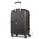 Распродажа, не доставляется. Чемодан 100% полипропилен L`case®️, темно-графитовый, большой L (105л)