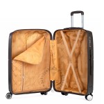 Распродажа, не доставляется. Чемодан 100% полипропилен L`case®️, темно-графитовый, большой L (105л)