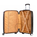 Распродажа, не доставляется. Чемодан 100% полипропилен L`case®️, темно-графитовый, большой L (105л)