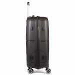 Распродажа, не доставляется. Чемодан 100% полипропилен L`case®️, темно-графитовый, большой L (105л)