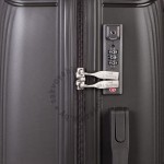 Распродажа, не доставляется. Чемодан 100% полипропилен L`case®️, темно-графитовый, большой L (105л)