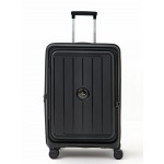 Чемодан 100% полипропилен L`case®️ MACAU, черный, средний M (78/85л) Чемодан 100% полипропилен L`case®️ MACAU, черный, средний M (78/85л)