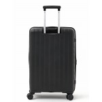 Чемодан 100% полипропилен L`case®️ MACAU, черный, средний M (78/85л) Чемодан 100% полипропилен L`case®️ MACAU, черный, средний M (78/85л)