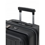 Чемодан 100% полипропилен L`case®️ MACAU, черный, ручная кладь S (46/50л) Чемодан 100% полипропилен L`case®️ MACAU, черный, ручная кладь S (46/50л)