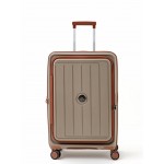 Чемодан 100% полипропилен L`case®️ MACAU, коричневый, большой L (120/132л) Чемодан 100% полипропилен L`case®️ MACAU, коричневый, большой L (120/132л)