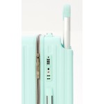 Чемодан поликарбонат L`case®️ Milan, тиффани, средний M (67л)