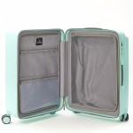 Чемодан поликарбонат L`case®️ Milan, тиффани, средний M (67л)