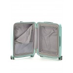 Чемодан поликарбонат L`case®️ Milan, тиффани, ручная кладь S (42л)