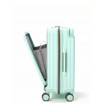 Чемодан поликарбонат L`case®️ Milan, тиффани, ручная кладь S (42л)