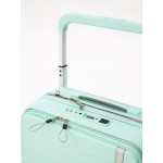 Чемодан поликарбонат L`case®️ Milan, тиффани, ручная кладь S (42л)