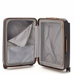 Чемодан поликарбонат L`case®️ Milan, тиффани, большой L (110л)